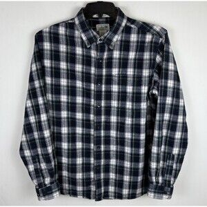 Vintage LL Bean Flannel Shirt / Size Medium / Plaid